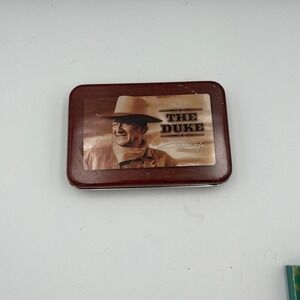 John‎ Wayne The Duke Playing Cards Tin Set Collector Edition Cowboy Western